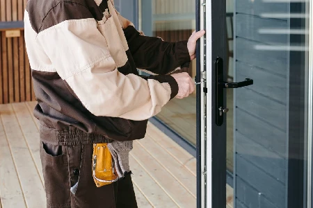 Cleaning And Polishing Glass Door Installation in Kissimmee, FL